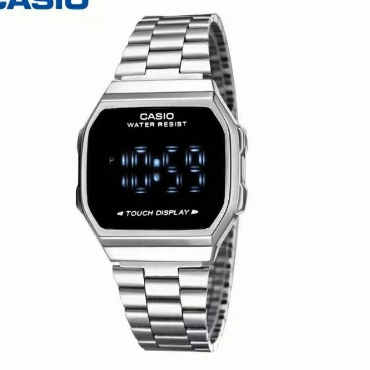 {KGZ.07Ap22н} COD_ Jam tangan wanita Casio touch screen stainless