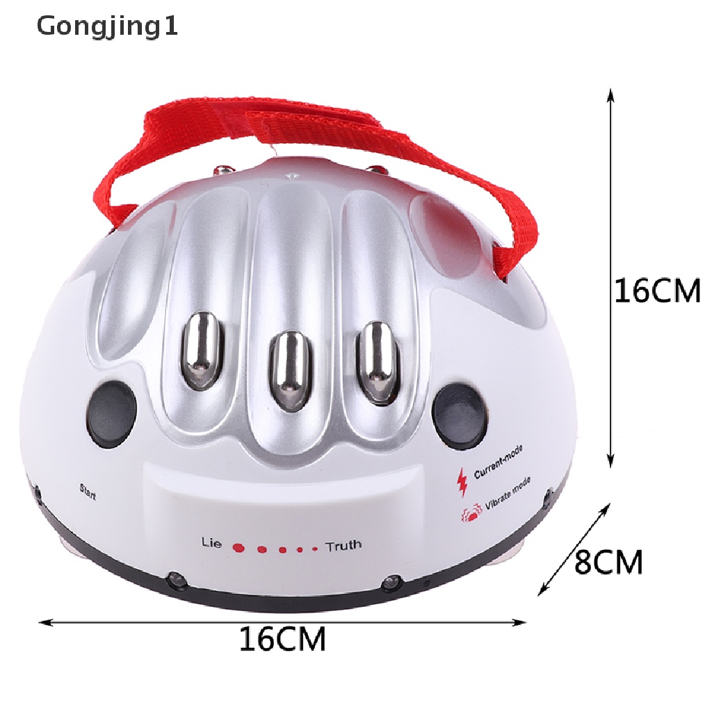 Gongjing1 Polygraph Detektor Kebohongan Mikro Elektrik Adjustable Untuk Dewasa