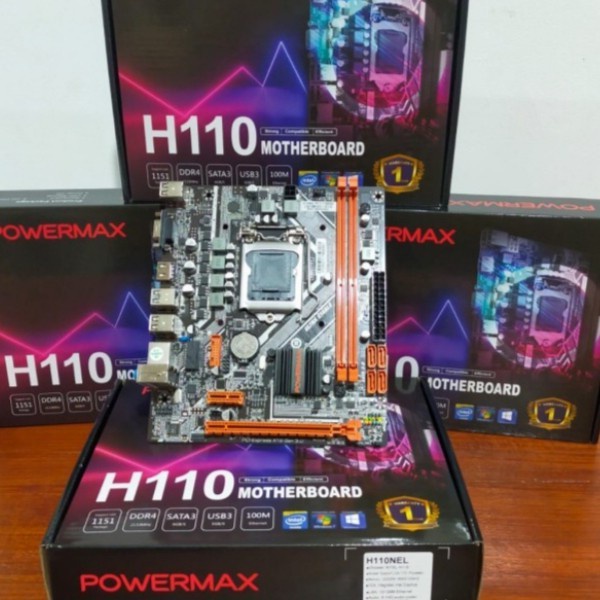 Motherboard POWERMAX H110 SOCKET 1151, DDR4, INTEL
