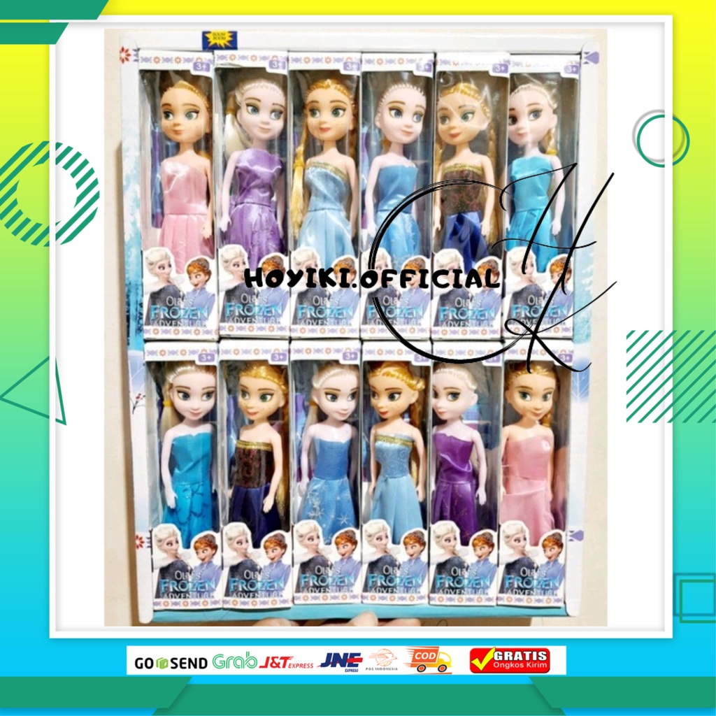 Mainan Boneka Frozen Mini 15 cm Mainan Anak Barbie Cewek Elsa Ana