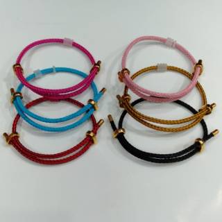  Gelang  Tali  Kawat Wire rope Untuk Charm Liontin Pandora  