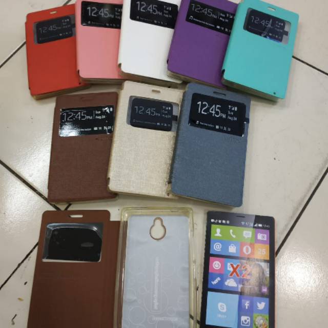 Flip case Nokia X2 flipcase book cover sarung buka tutup flipcover flip cover