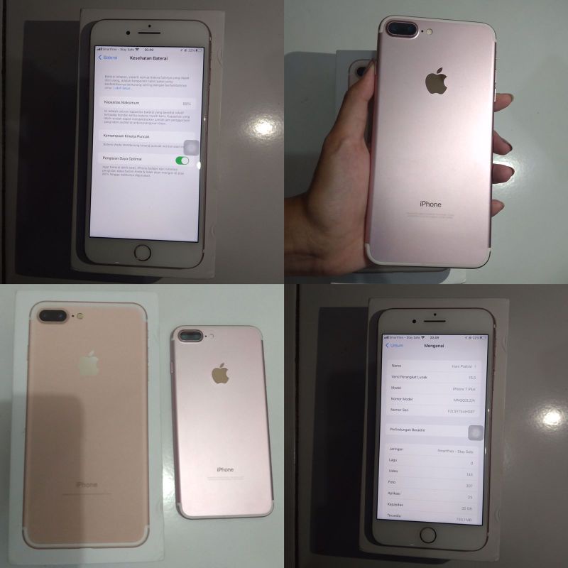 Iphone 7 Plus 32gb Second Fullset