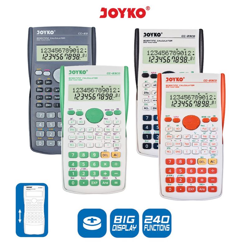 

Calculator Kalkulator Joyko CC-23 Scientific 240 Functions