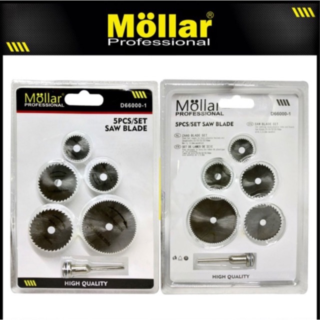 CIRCULAR SAW MINI 5PCS MATA GERGAJI MINI DREMER MINI SAW BLADE SET