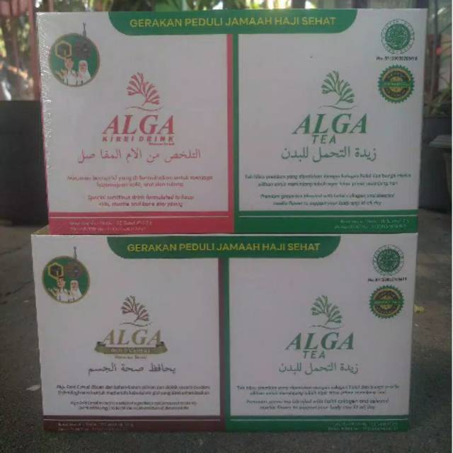 Paket Hemat Alga Gold Alga Kirei & Alga Tea