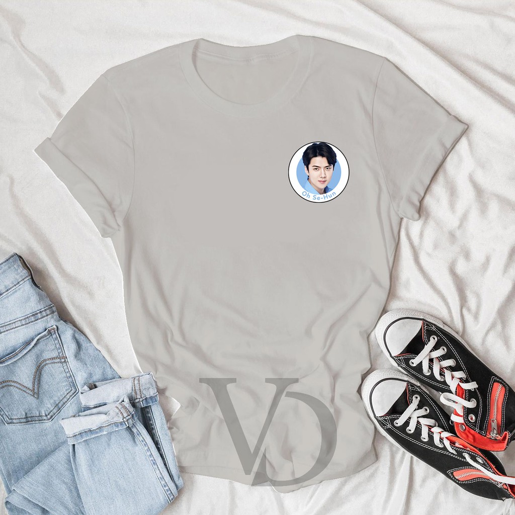 sehun se hun  kaos korea / baju korean EXO / tshirt oppa korea lover /oversized tee / baju jumbo