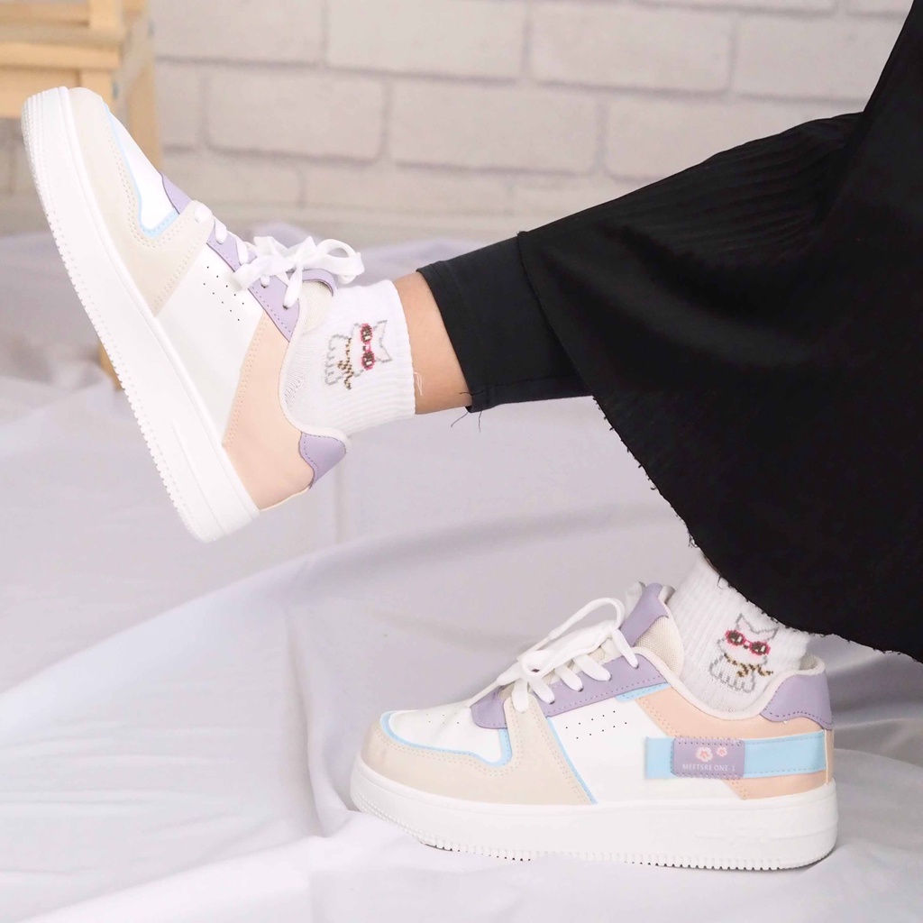 Polla Polly - Sneakers SEHUN - Sepatu Sport Wanita Model Korea