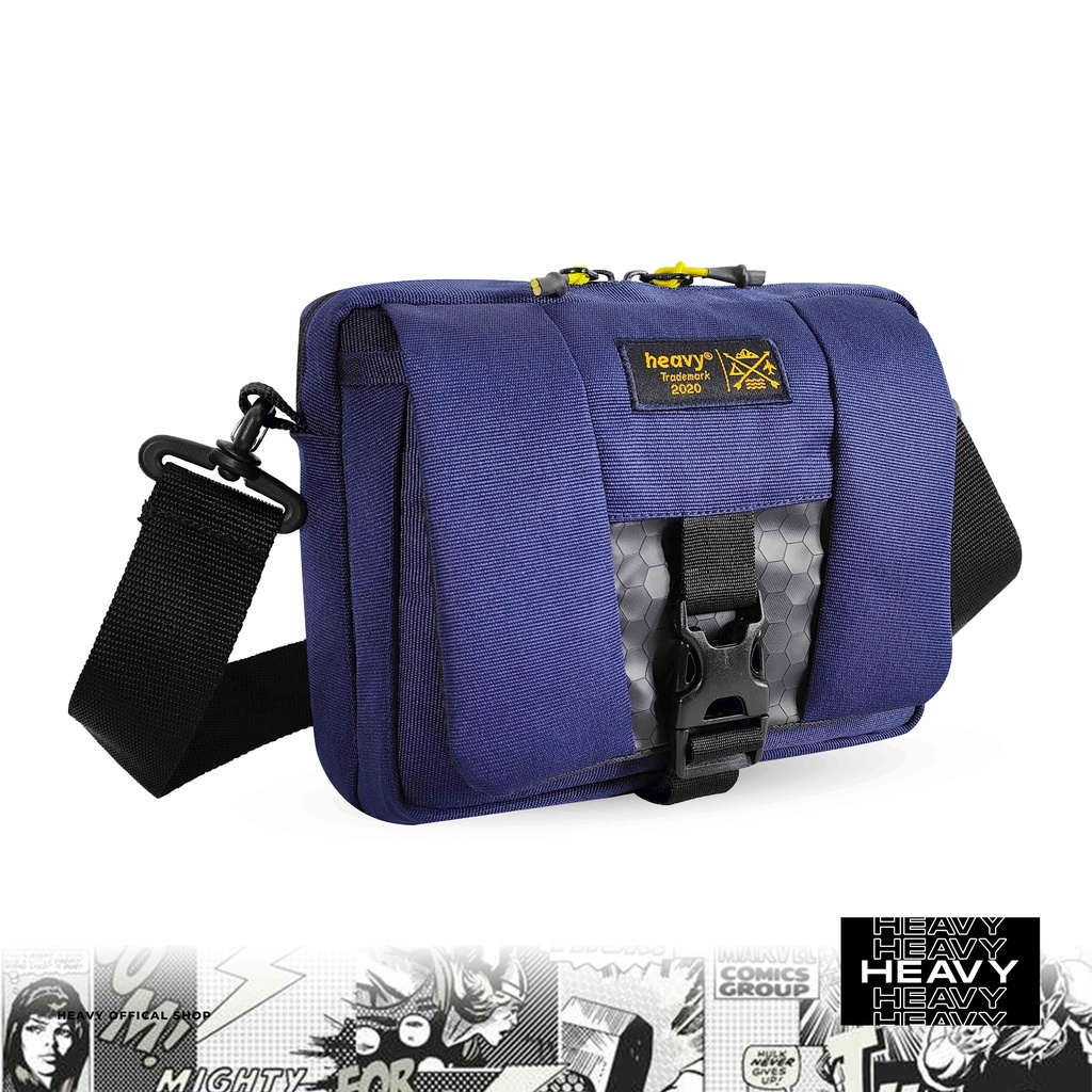 [HEAVY] Cross Body Bag Heavy Premium Tas Selempang Pria - Tas Sling Bag Heavy Alano Series