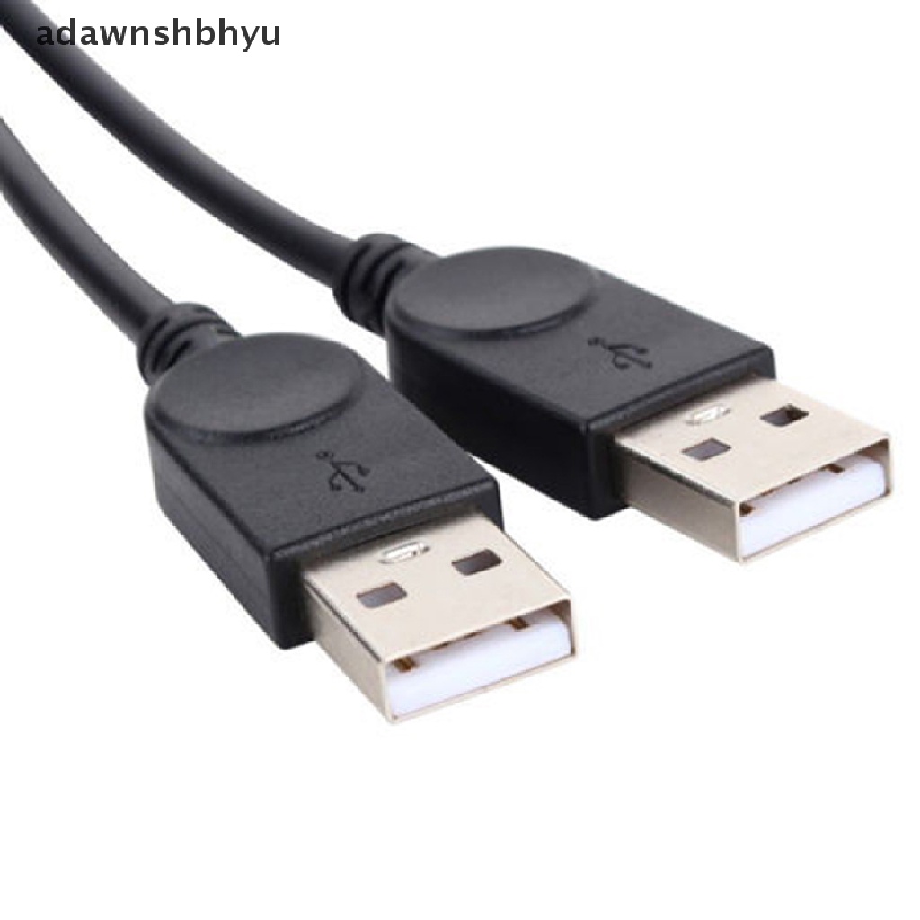 Adawnshbhyu Baru USB 2.0 1 Female To 2 Male Y-Splitter Data Sync Charging Extension Cable