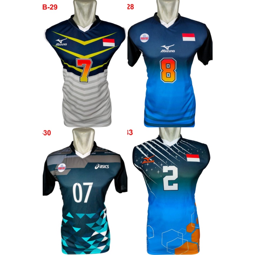 jersey voli printing proliga kaos atasan voly bahan serena