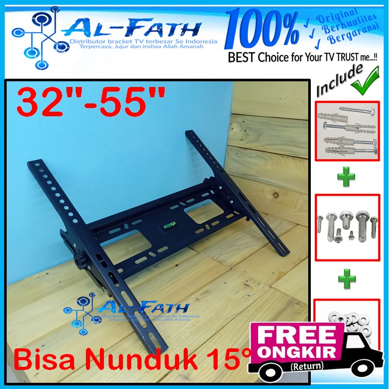 Bracket TV Universal Import 32 s/d 55  Cocok Banyak Merk TV AEI.OX55-001