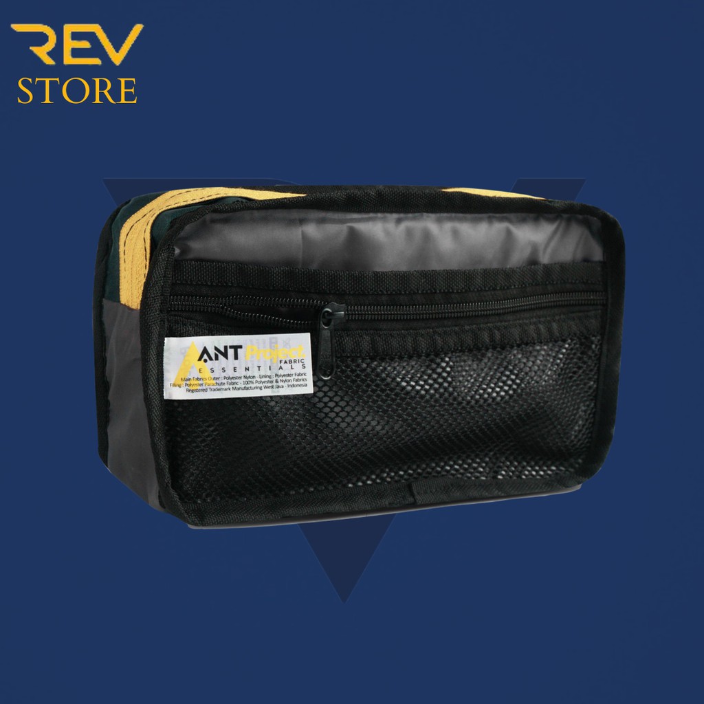 REV X ANT - - Clutch Bag Unisex IRISH - Tas Tangan Pouch Black