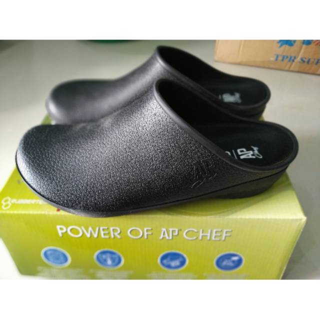AP Chef/sepatu koki/sandal clog/sandal chef/sepatu chef