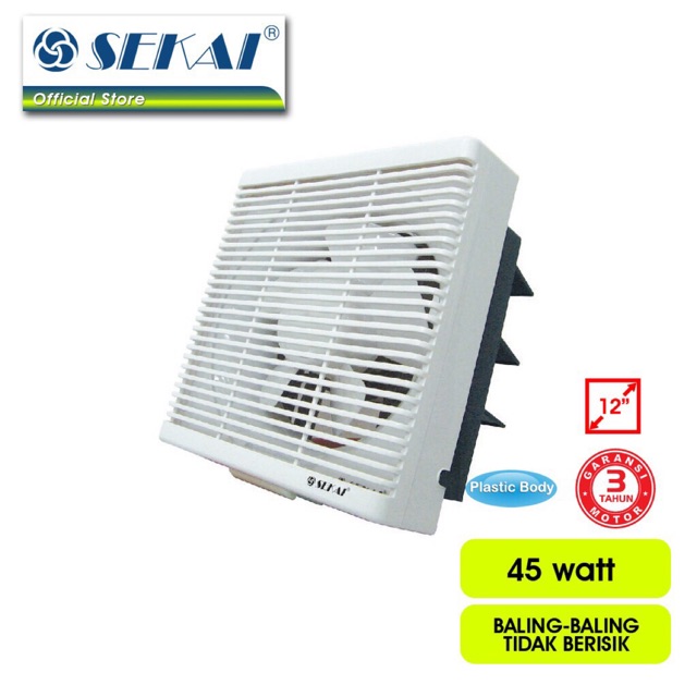 Kipas Angin Exhaust Fan 12 inch WEF 1290 Sekai