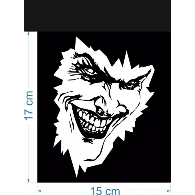 

stiker Joker cutting sticker gambar joker stiker mobil motor Joker v3