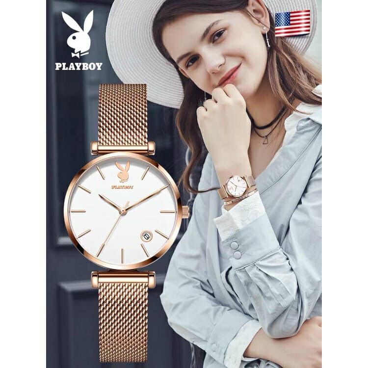 JAM TANGAN CCEWEK/WANITA PLAYBOY C3 RANTAI PASIR