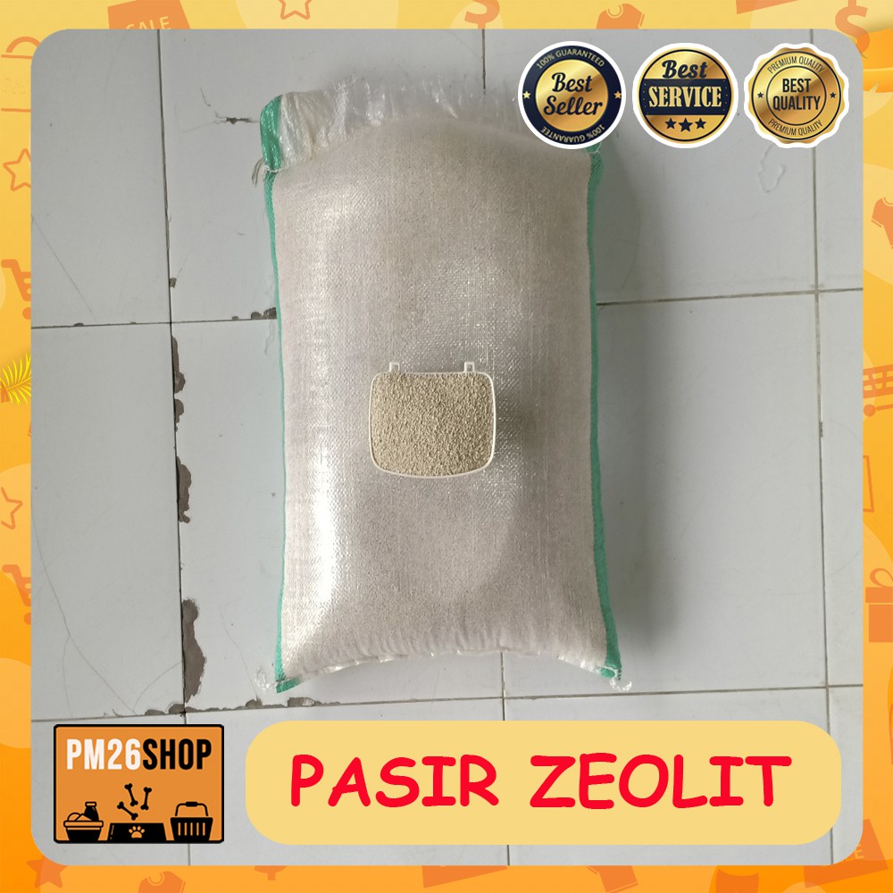 Pasir Kucing Zeolit no 1 no2 atau no 3 GO SEND SAJA