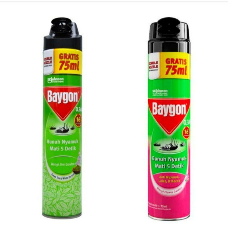 Baygon jumbo spray 600ml semprot nyampuk
