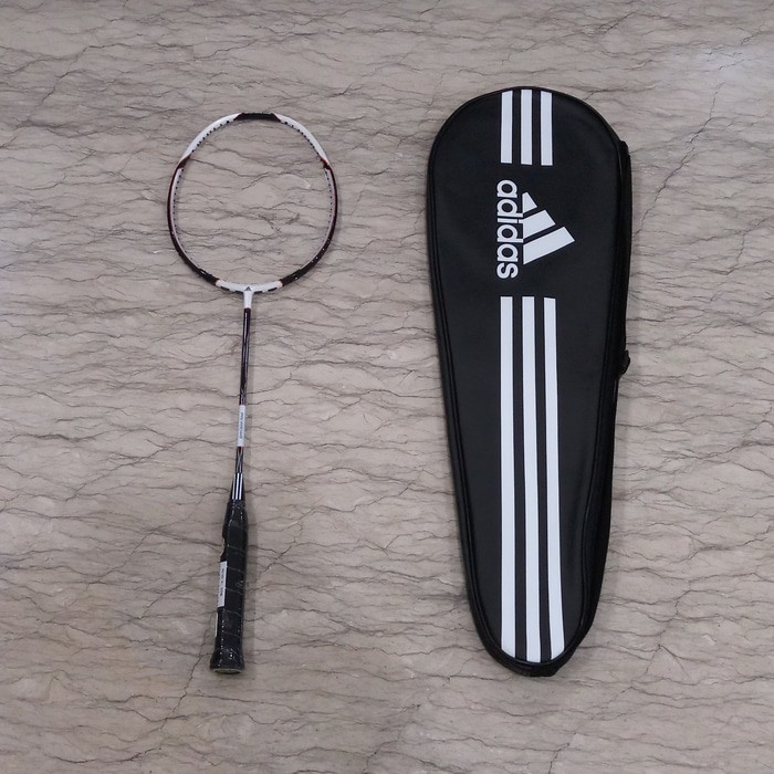 Raket Badminton ADIDAS - PRECISION TOUR ( WHITE BLACK ORANGE ) 