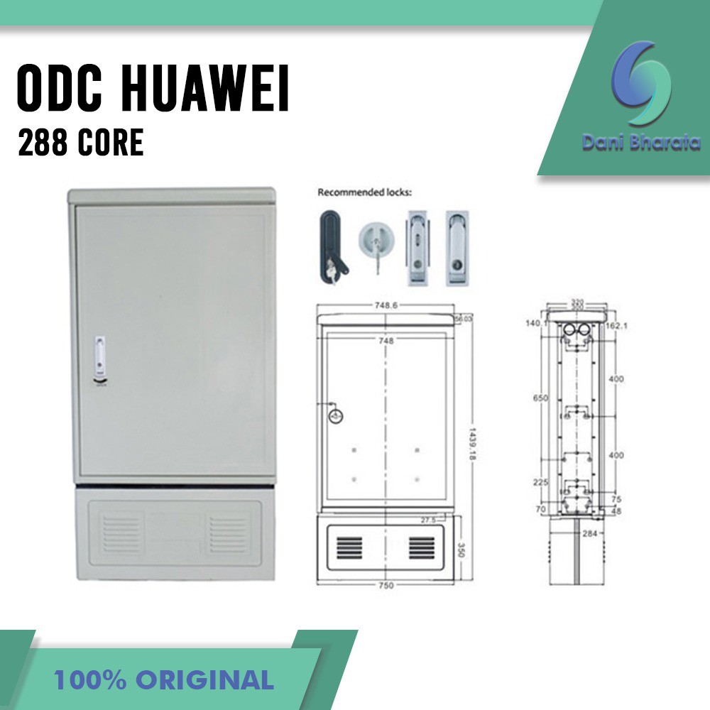 ODC 288 Core Huawei Optical Distribution Cabinet 288 CORE Fiber Optik 100% ORIGINAL