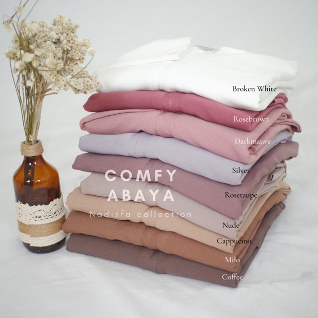 COMFY ABAYA BASIC XS S M  / ABAYA TURKI / ABAYA BASIC / Abaya Kalong / Abaya Umroh / Abaya jumbo