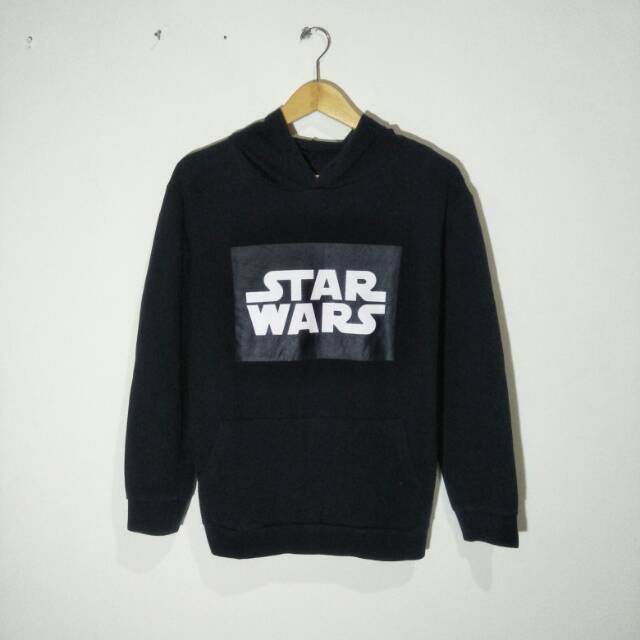 Jaket Hoodie Star wars starwars hitam original ziphoodie vintage