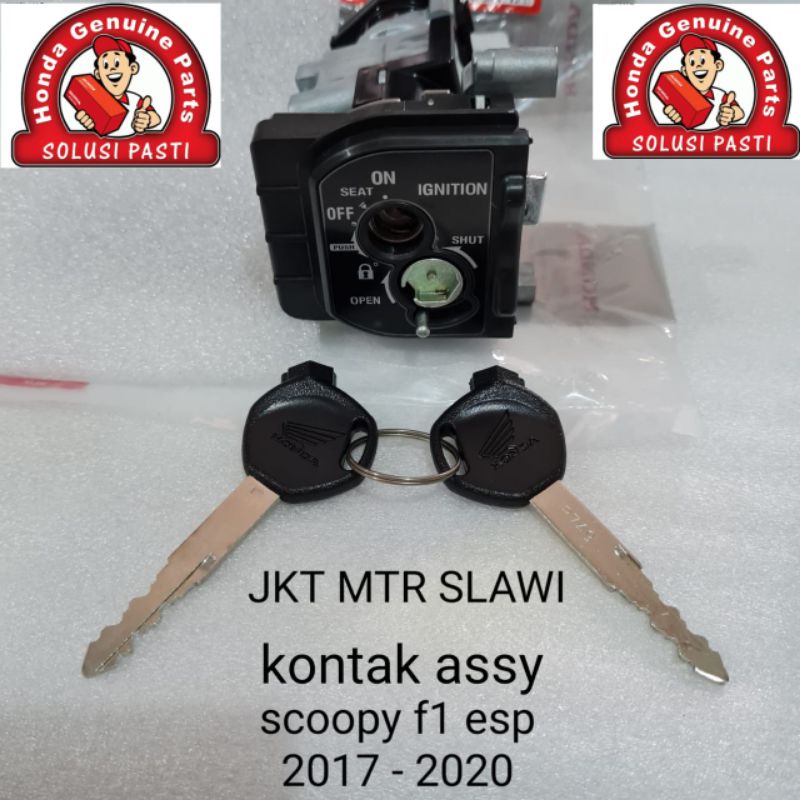 35010-K93-N00 kontak assy key set kunci kontak new scoopy esp scoopy velg 12 stylish sporty 2017 -2020 ori honda