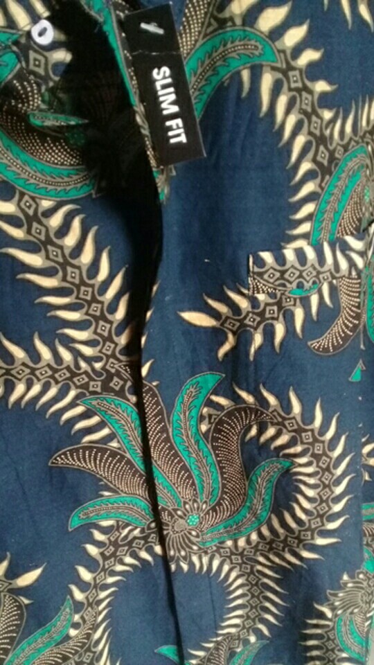 Kemeja Batik Pria Lengan Panjang Slim Fit Batik Pria Modern