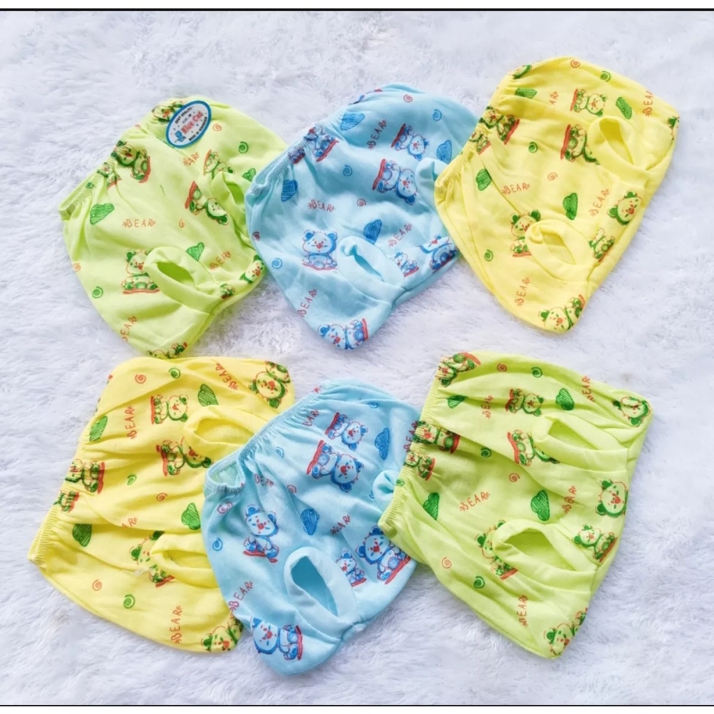 6 pcs Celana Kacamata Bayi / Celana Pop Bayi / Celana Bayi Baru Lahir