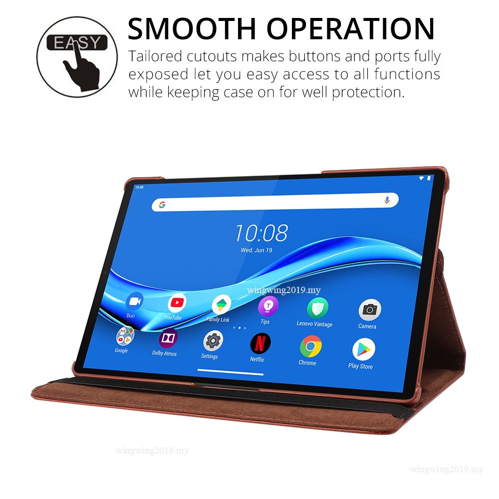 Casing Pelindung Model Dapat Berputar Untuk Lenovo Tab M8 M10 HD FHD Plus 2nd Gen TB-X306X TB-X606F / X TB-X605F TB-X505F TB-87-05F