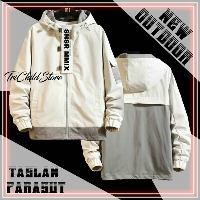 ( COD ) Jaket Hoodie Style Pria / Jaket Pria Korean Terbaru / Jaket Bomber Kombinasi Warna / Jaket P