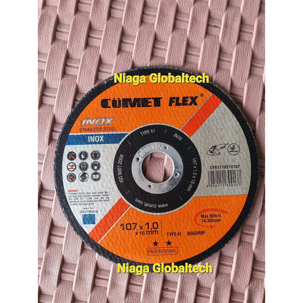 CUMET BATU POTONG TIPIS 4" CUTTING DISC 4IN TAJAM ORIGINAL CUMET
