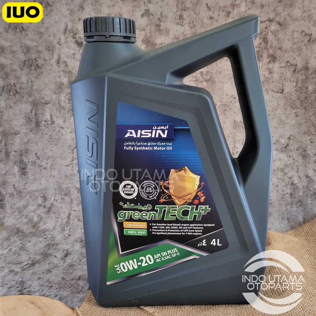 Oli Aisin 0W 20 API SN+/CF Fully Synthetic isi 4 ltr ASLI