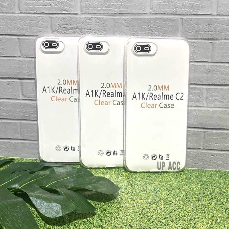 REALME C2 / OPPO A1K Clear Case Bening Tebal Case Crystal Silikon Soft Case