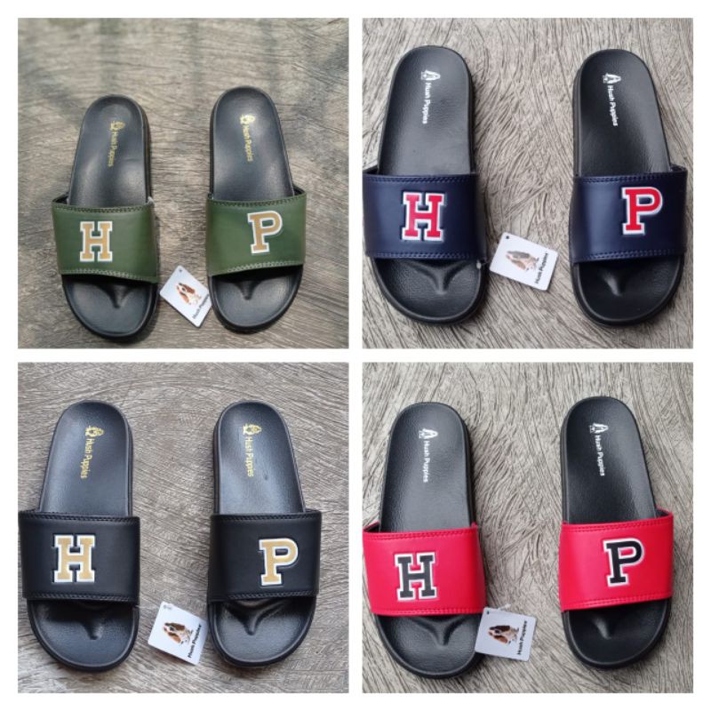 Sandal Hush Puppies slip on sendal casual sporty murah grade original