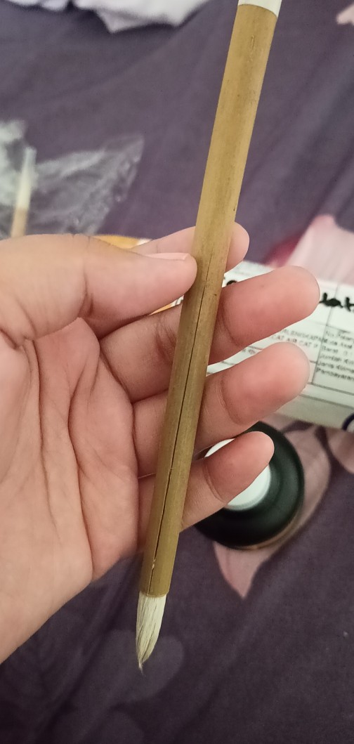 Kuas Kaligrafi Bambu Maupid Mopid Mopit