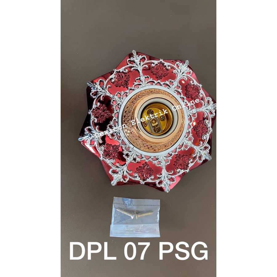 fitting plafon DPL 07PSG/fitting kekinian/fitting motif/fitting murah/grosir fitting lampu/fitting