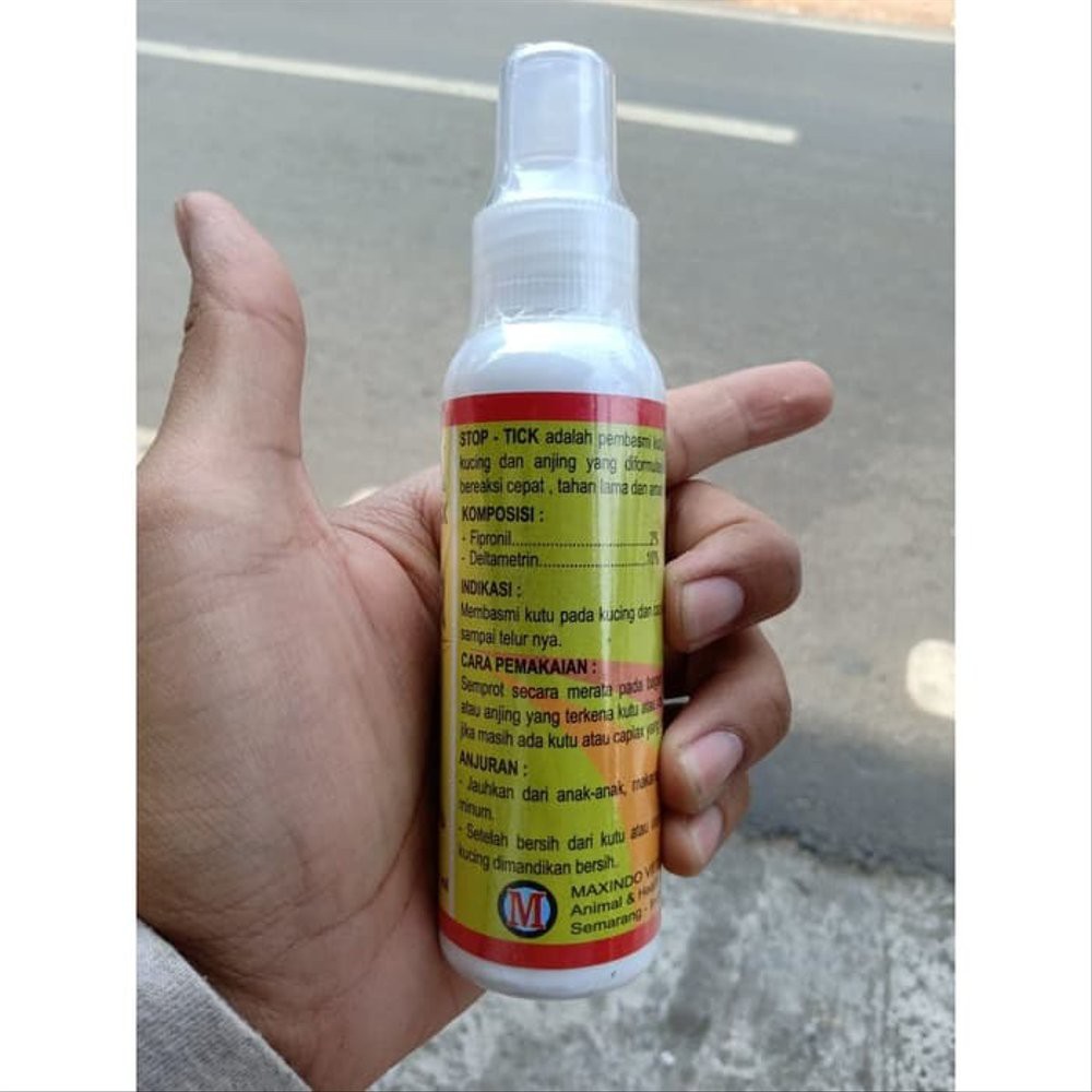 Caplax Spray 120ml Obat Semprot Pembasmi Anti Kutu Kucing Anjing Cair