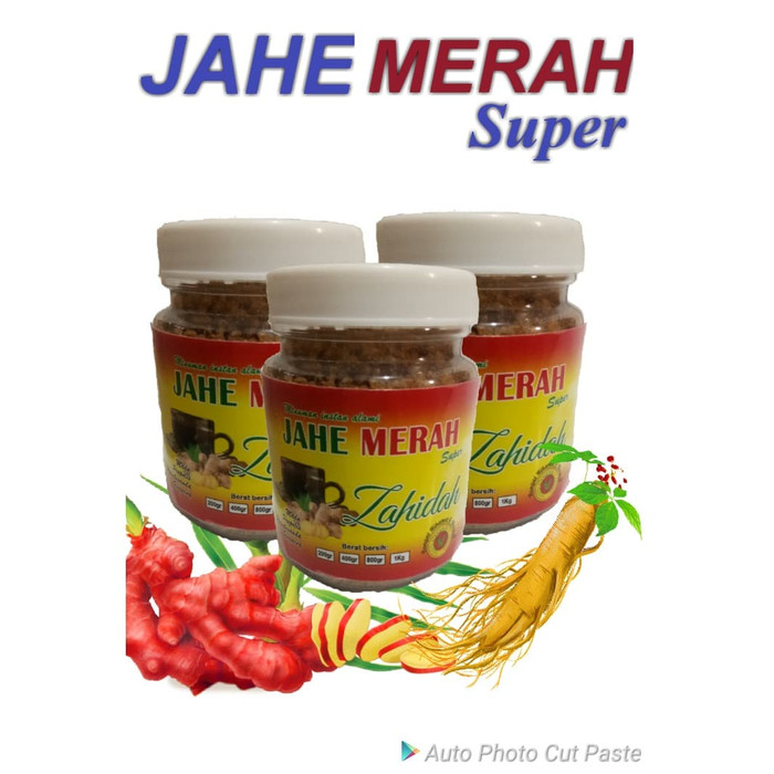 

JAHE MERAH BUBUK MURNI ORIGINAL INSTAN SUPER PREMIUM MURAH