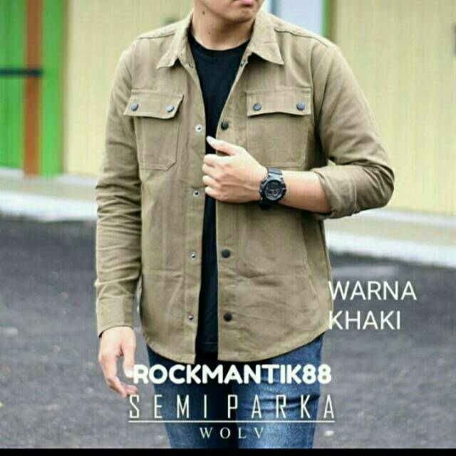 jaket canvas trucker