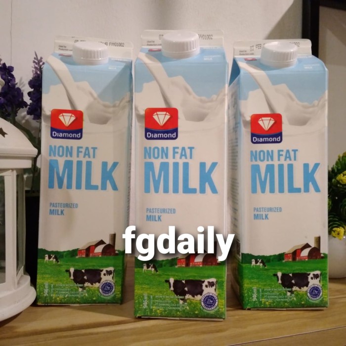 

Ee541F10 Fresh Milk Diamond/ Susu Segar Diamond 946Ml - Fresh Milk 6dd