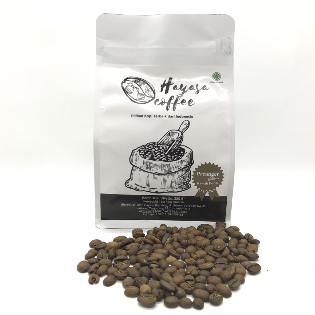 

Kopi Hayasa Preanger Natural Kawah Putih Specialty Arabica - 250 Gr