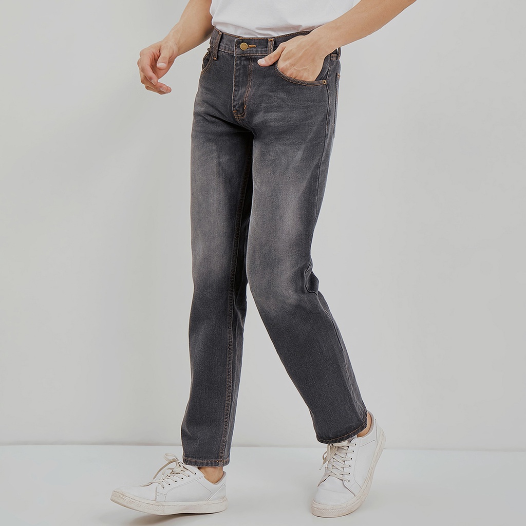 Pluviophile - Wisker Jeans Denim Basic reguler - Charcoal