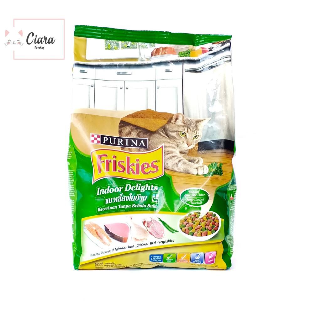 Friskies Indoor Delights 1,1 Kg Makanan Kucing Purina Friskies 1,1Kgp