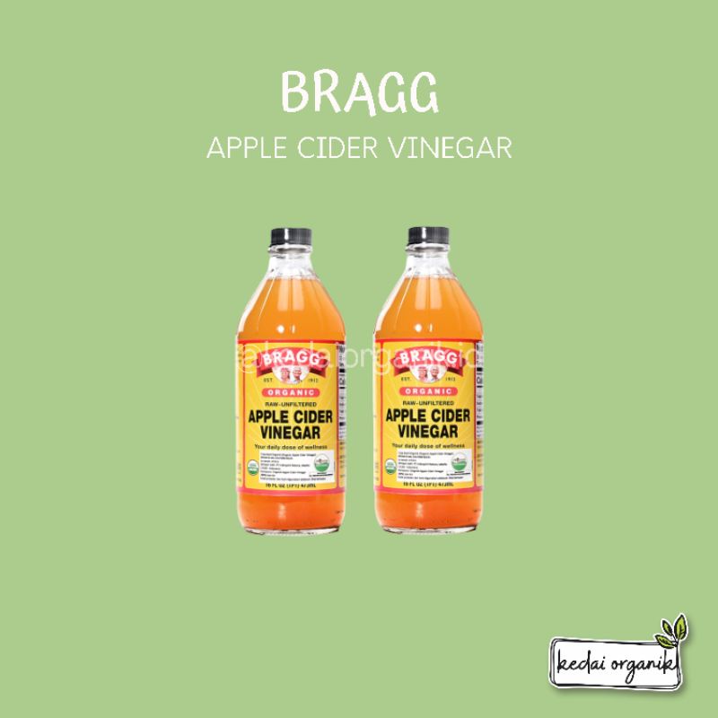 

BRAGG ORGANIC Raw - Unfiltered Apple Cider Vinegar / Bragg Cuka Apel 473ml