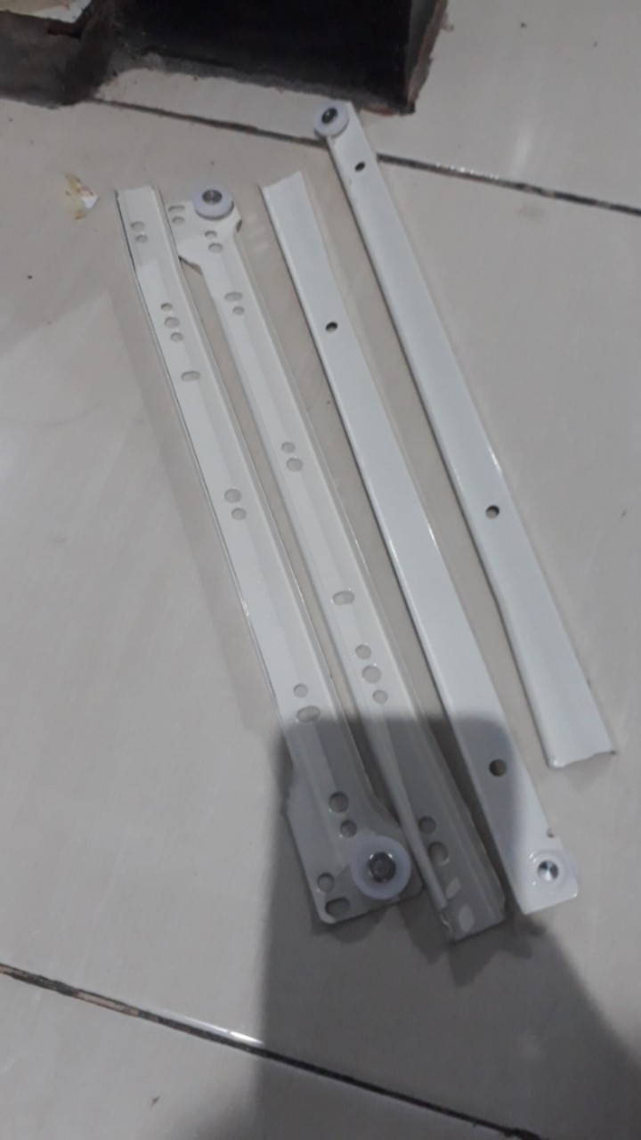 (1 Set) Rel Laci Putih Huben Erotek Lenaga 35cm / 350mm