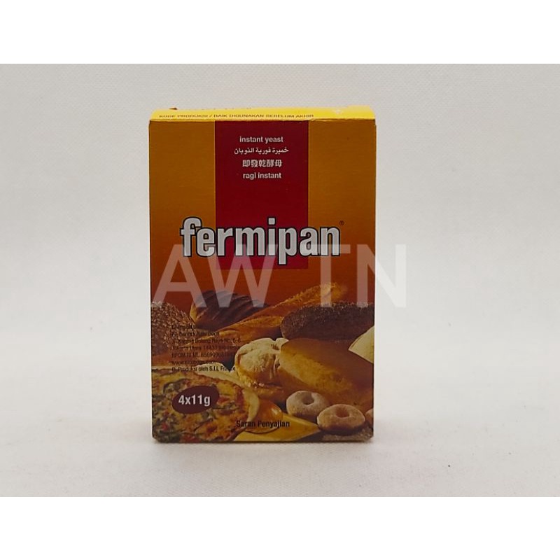 femipan ragi instant sachet dan perkotak