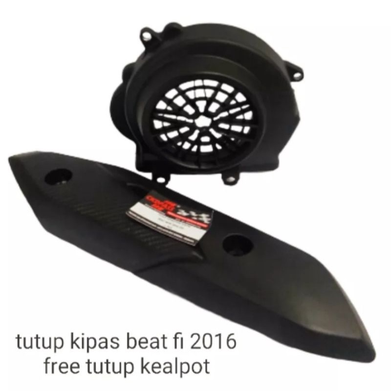 Tutup Kipas Plus Cover Knalpot Motor Beat Streat Beat Esp New 2016