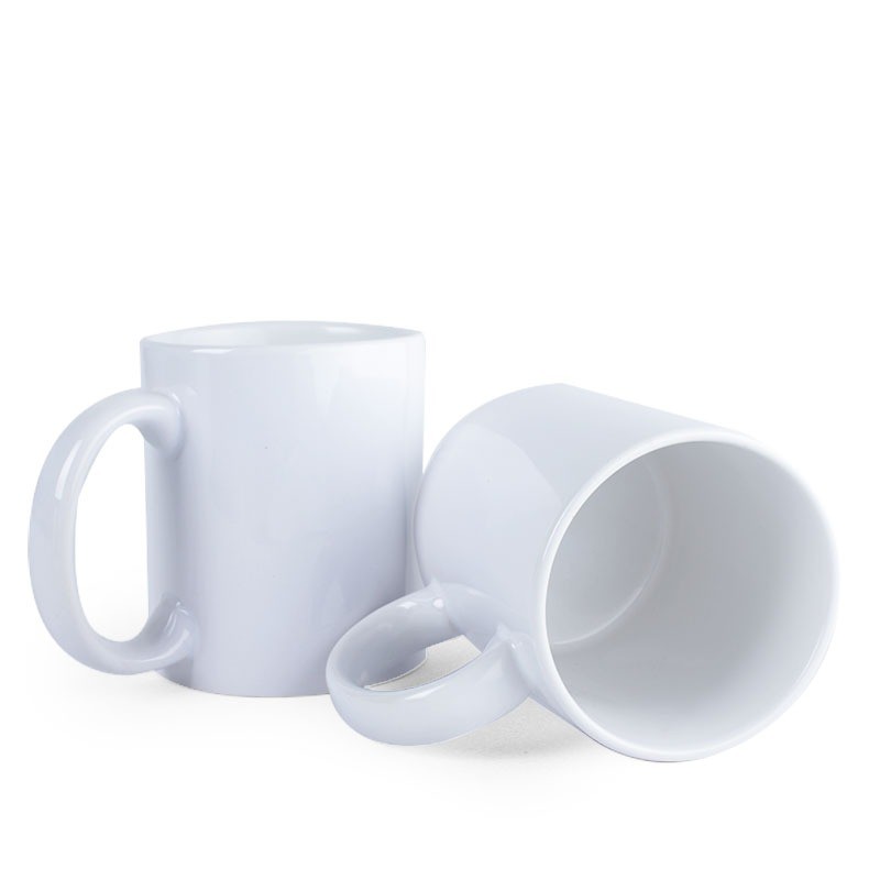 Mug Polos Putih Coating Import